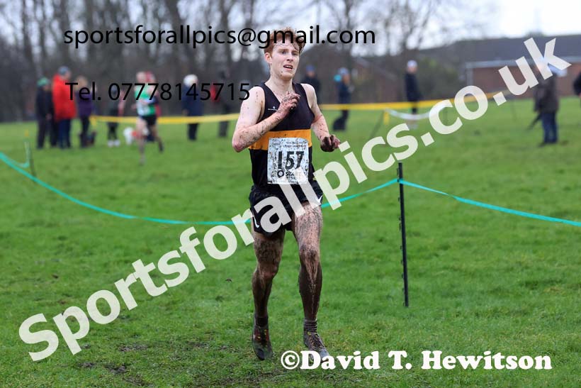 Senior mens 2023 North Eastern Cross Country Champs., Temple Park, South Shields. Photo: David T. Hewitson/Sports for All Pics